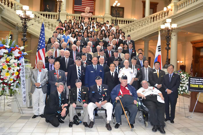 Korean War Wreath Laying Ceremony in July 2012